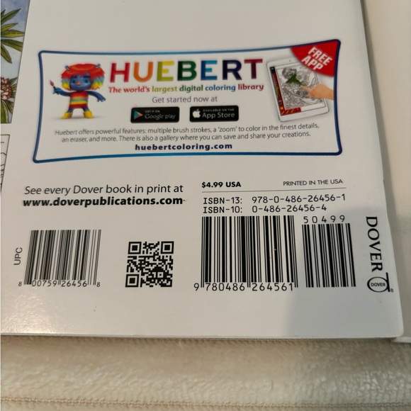 Set of 2 Vintage Coloring Books from Dover COLORING Book 1990 1993 Unused - Picture 14 of 14